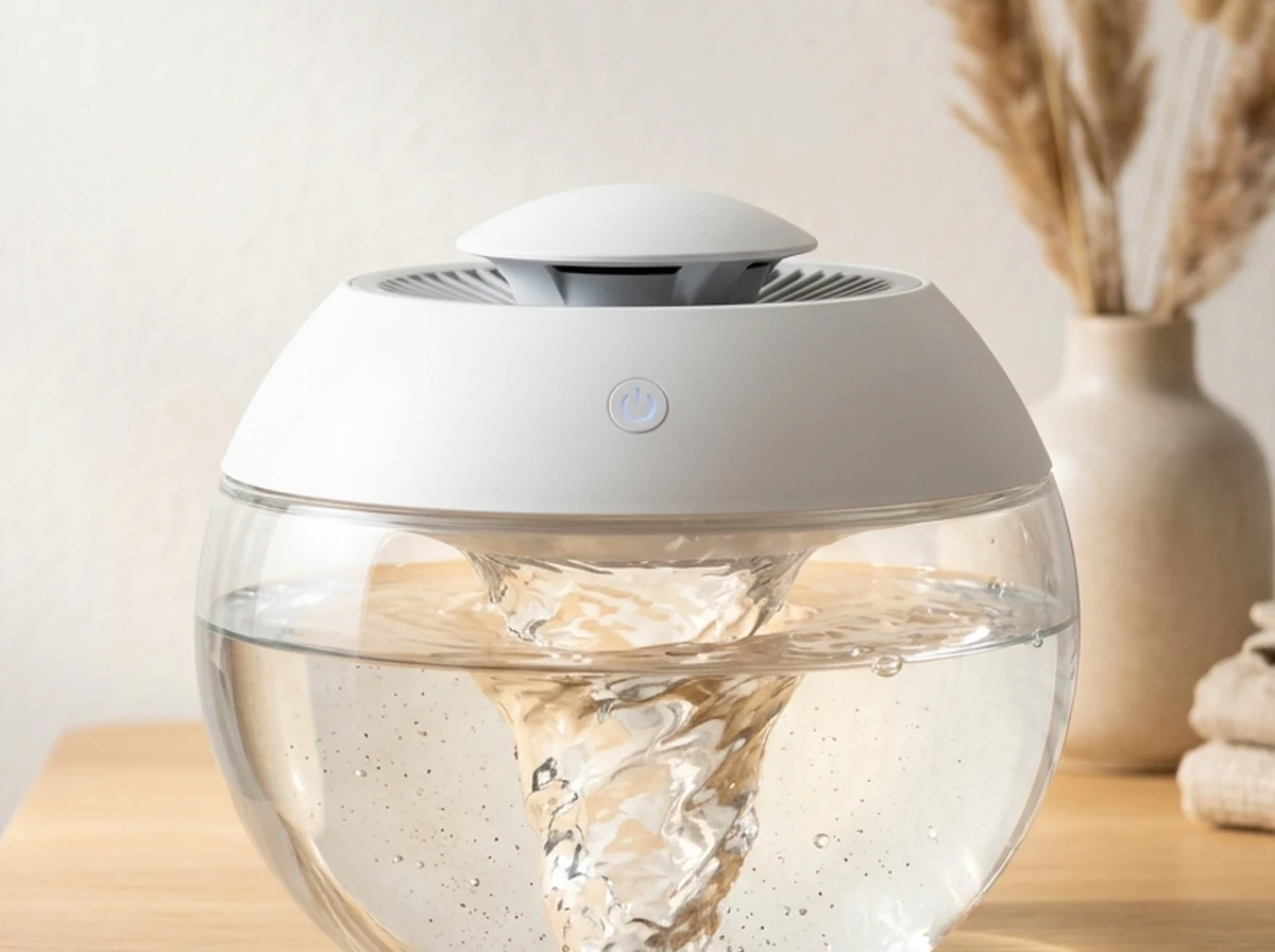Add Fresh Water to Transparent Basin